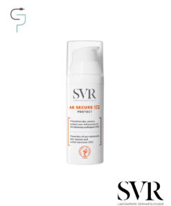 Fluido dermatológico SVR AK Secure DM Protect SPF50+ para piel frágil