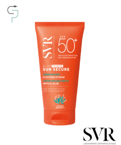 Protector solar facial con color SVR Sun Secure Blur SPF50+ en textura mousse